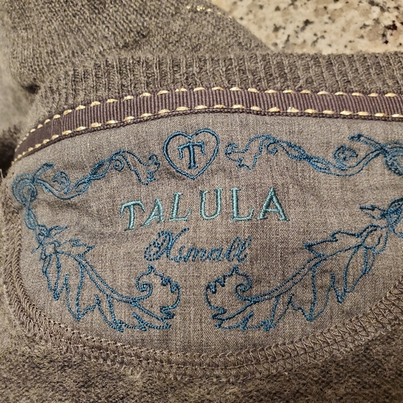 Aritzia Talula Argyle Wool / Acrylic Blue Black - Picture 3 of 8